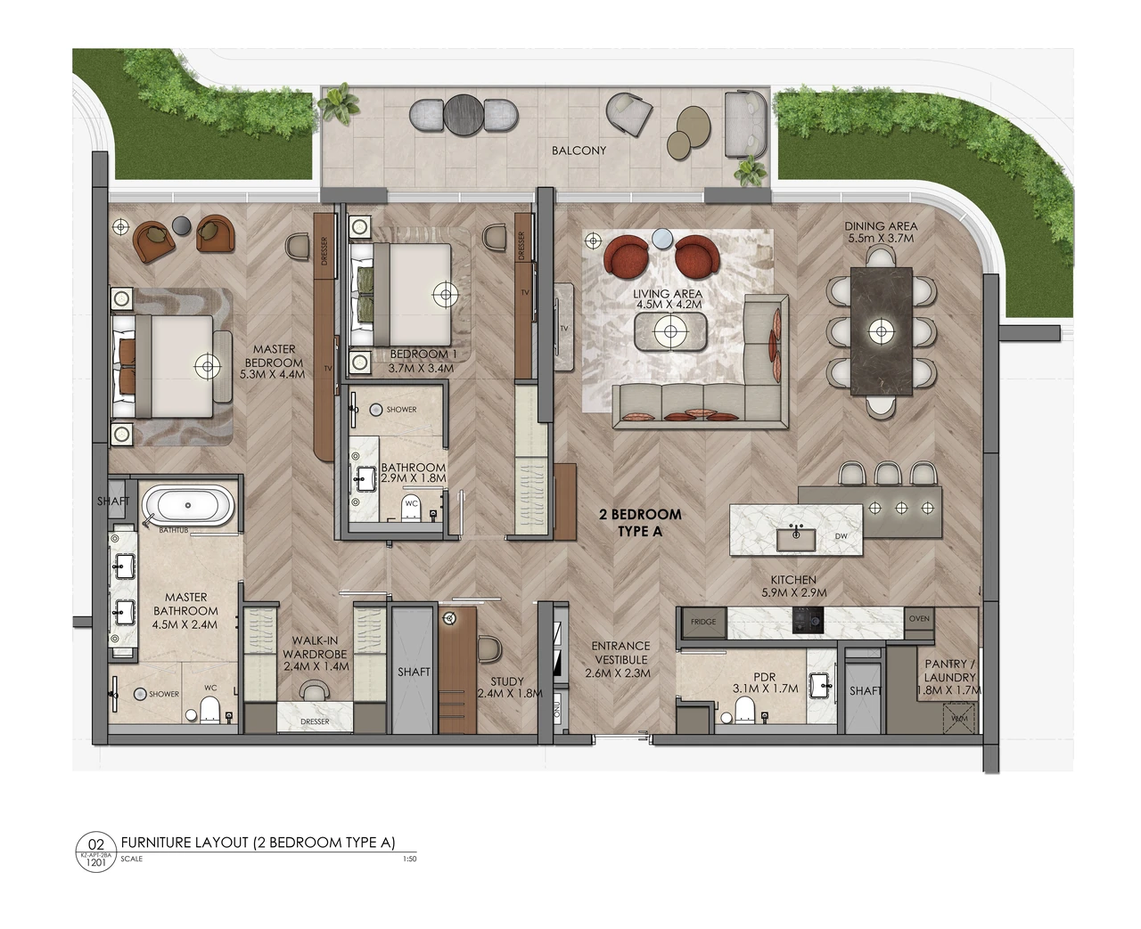 2 Bedroom
